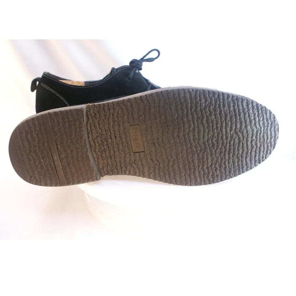 Propet Mens‎ MCX022S Black Suede Leather Oxford Lace Up Shoes Size 13 M